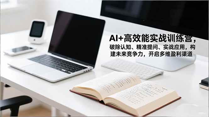 (16635期)AI+高效能实战训练营,破除认知、精准提问、实战应用,构建未来竞争力,开启多维盈利渠道-优优云网创