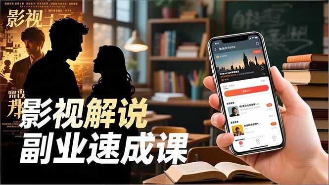 （16740期）Tk影视解说副业速成课，软件安装、全流程实操、爆款预设，新手两周变现-优优云网创