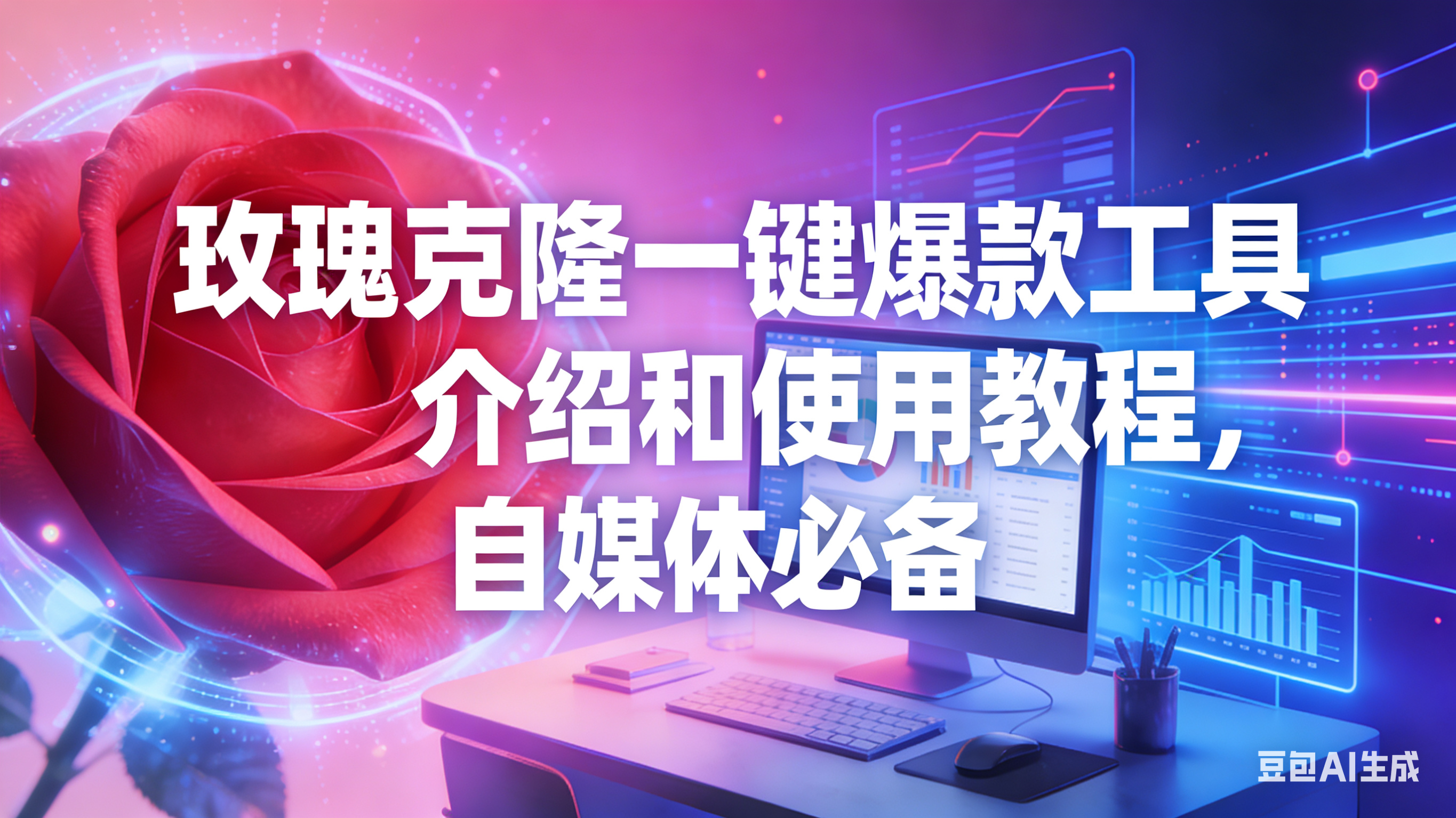 （16772期）玫瑰克隆工具，自媒体必备，一键爆款工具详细介绍和使用教程-优优云网创