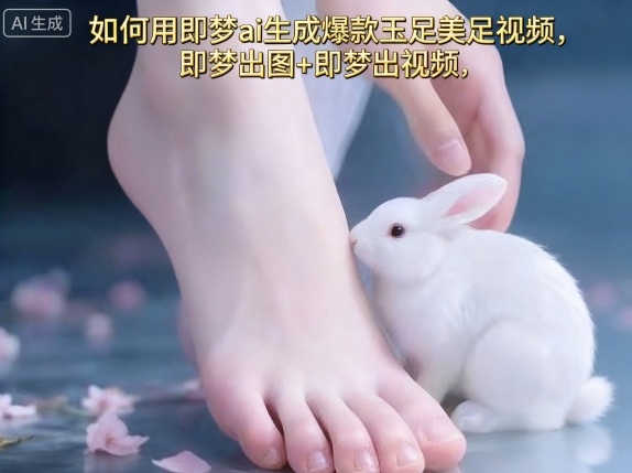 如何用即梦ai生成爆款玉足美足视频，即梦出图+即梦出视频，快速涨粉-优优云网创