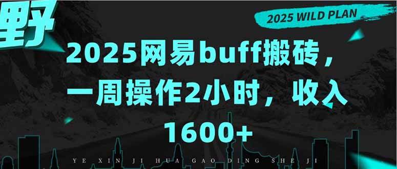 (15666期)2025网易buff搬砖,一周操作2小时,收入1600+-优优云网创