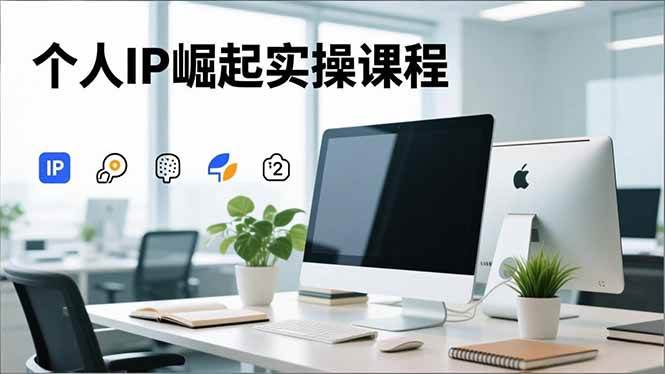 (16616期)个人IP崛起实操课程,IP思维塑造+赛道精准调研+账号高变现搭建+内容创作-优优云网创
