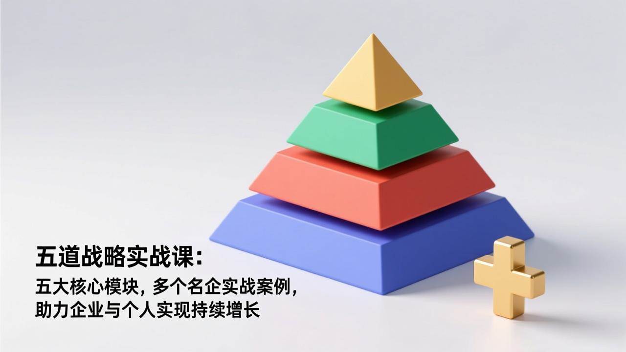 (17095期)五道战略实战课:五大核心模块,多个名企实战案例,助力企业与个人实现持续增长-优优云网创