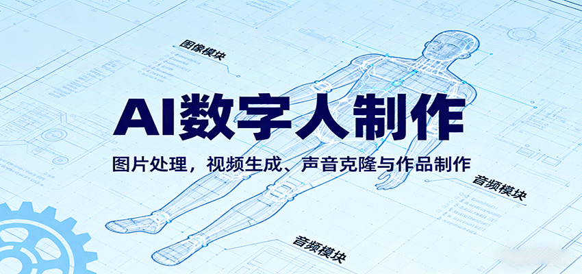 AI永生数字人制作教程:图片处理,视频生成、声音克隆与作品制作-优优云网创