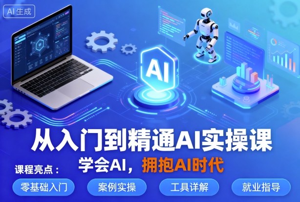 从入门到精通AI实操课，学会AI，拥抱AI时代-优优云网创