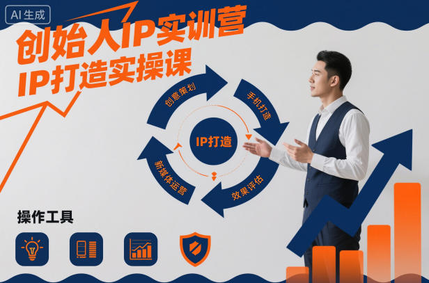 创始人IP实训营,IP打造实操课-优优云网创