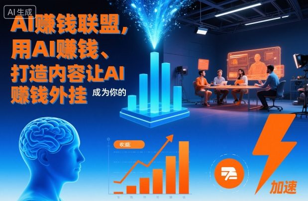 AI賺钱联盟,用AI賺钱、打造内容让AI成为你的賺钱外挂-优优云网创