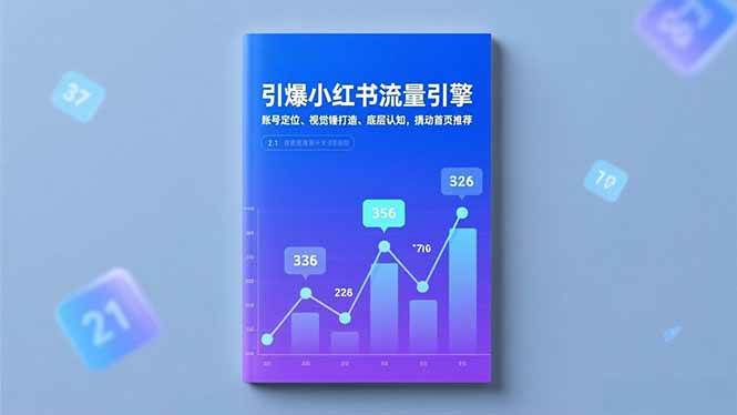 （16744期）引爆小红书流量引擎，账号定位、视觉锤打造、底层认知，撬动首页推荐-优优云网创