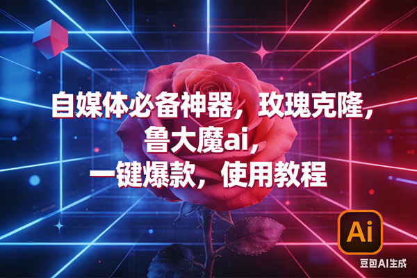 （17285期）玫瑰克隆神器，ai鲁大魔，自媒体必备工具，一键爆款神器，详细教程。-优优云网创