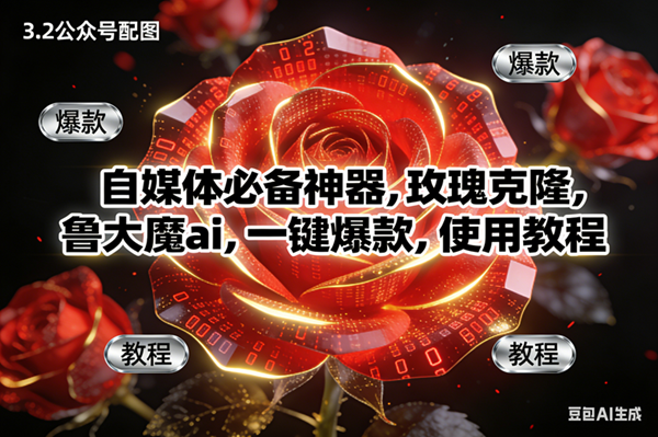 （16919期）玫瑰克隆神器，ai鲁大魔，自媒体必备软件，一键爆款工具，详细教程-优优云网创